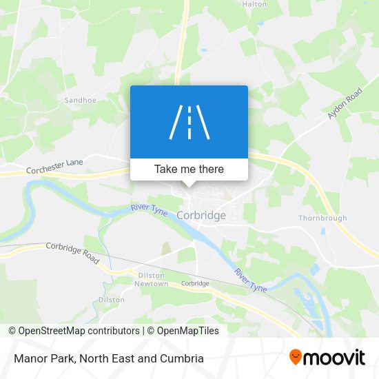 Manor Park map