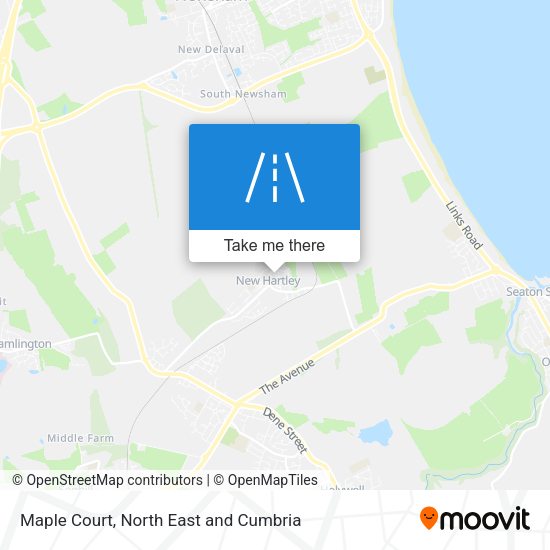 Maple Court map