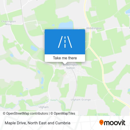 Maple Drive map