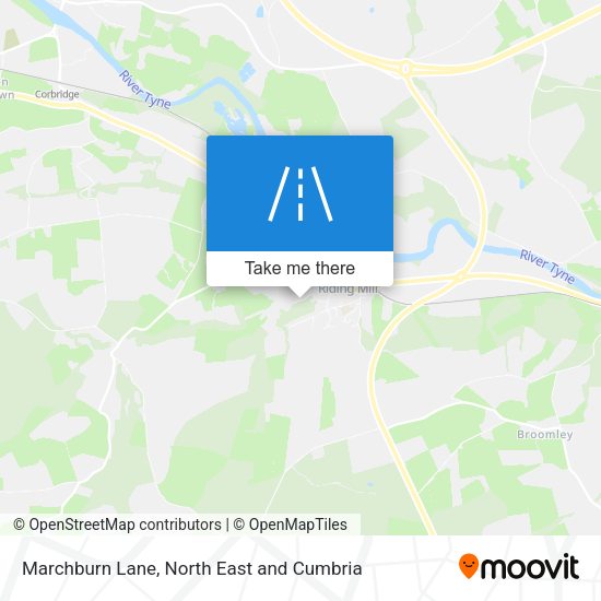 Marchburn Lane map