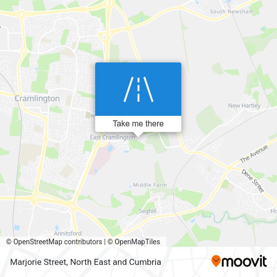 Marjorie Street map
