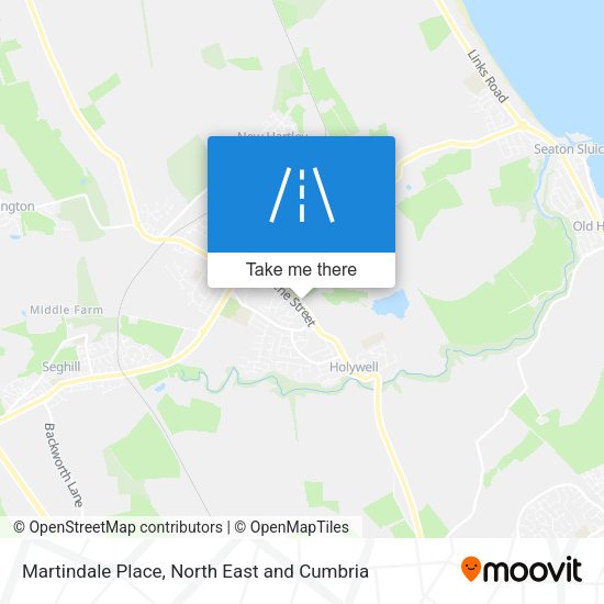 Martindale Place map
