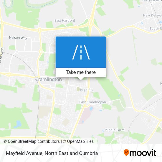 Mayfield Avenue map