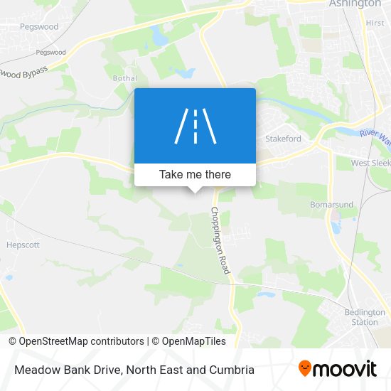 Meadow Bank Drive map