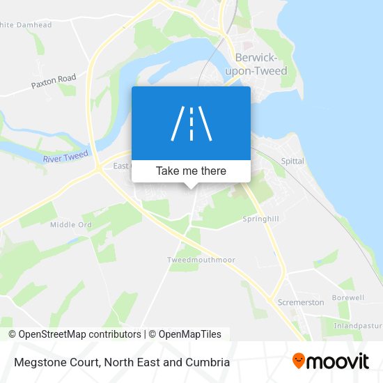Megstone Court map