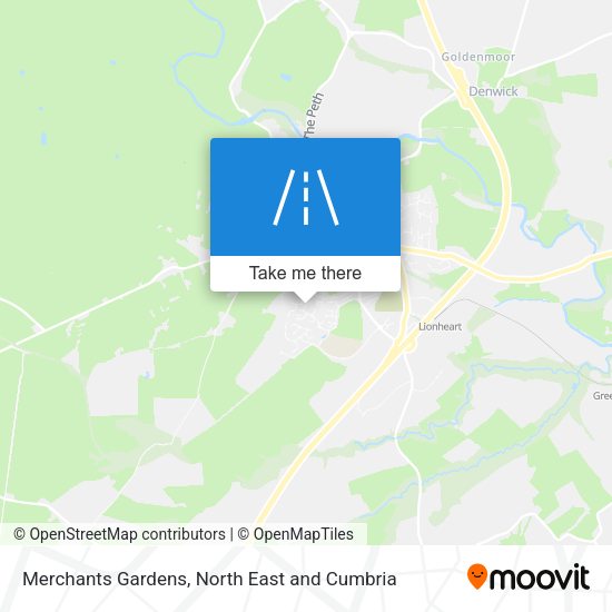 Merchants Gardens map