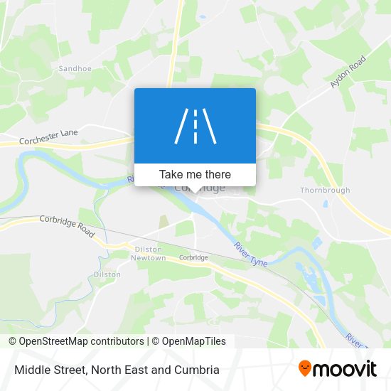 Middle Street map