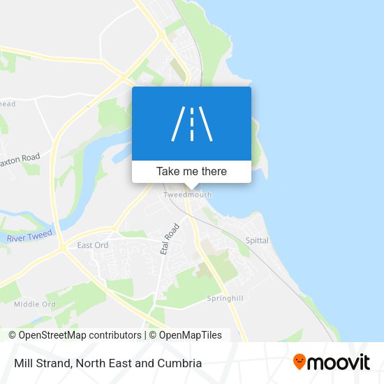 Mill Strand map