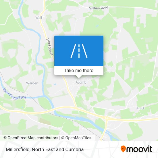 Millersfield map