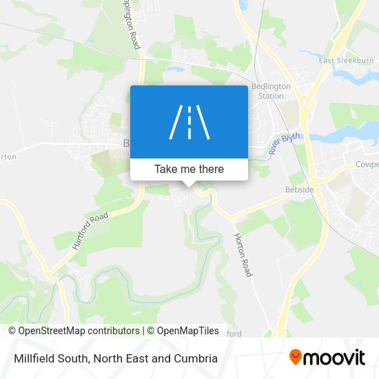 Millfield South map