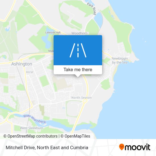 Mitchell Drive map