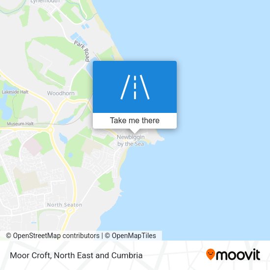Moor Croft map