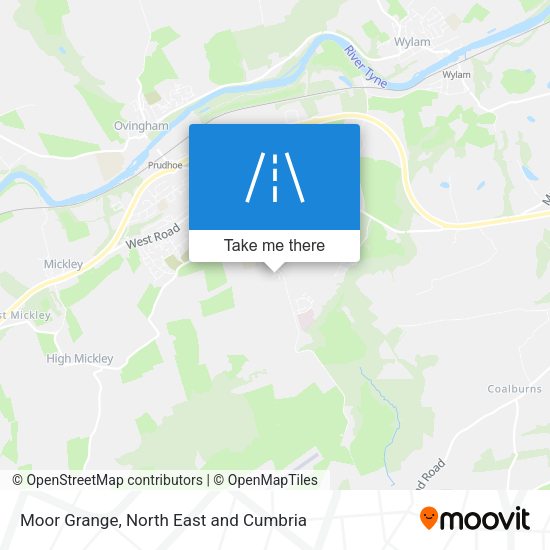 Moor Grange map