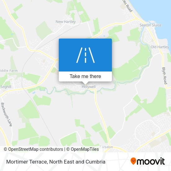 Mortimer Terrace map