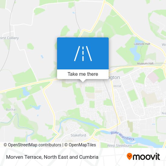Morven Terrace map