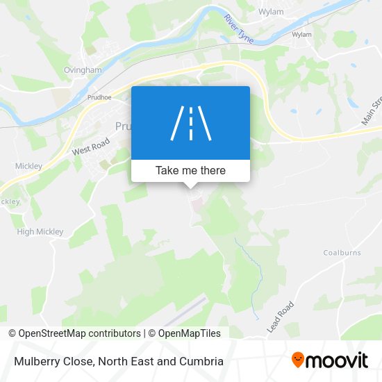 Mulberry Close map