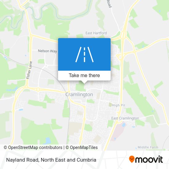 Nayland Road map