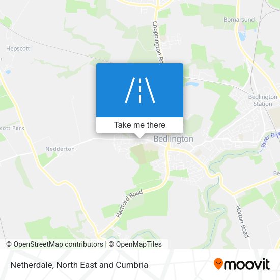 Netherdale map