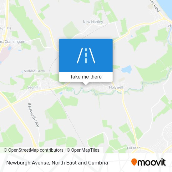 Newburgh Avenue map