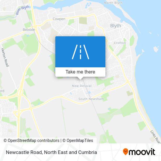 Newcastle Road map