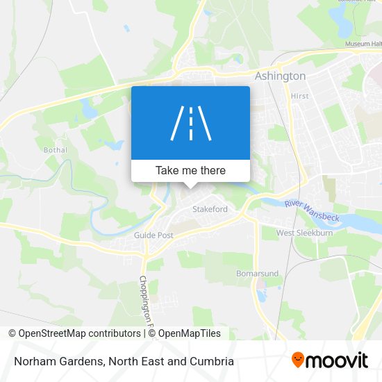 Norham Gardens map