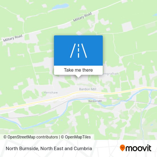 North Burnside map