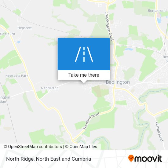 North Ridge map