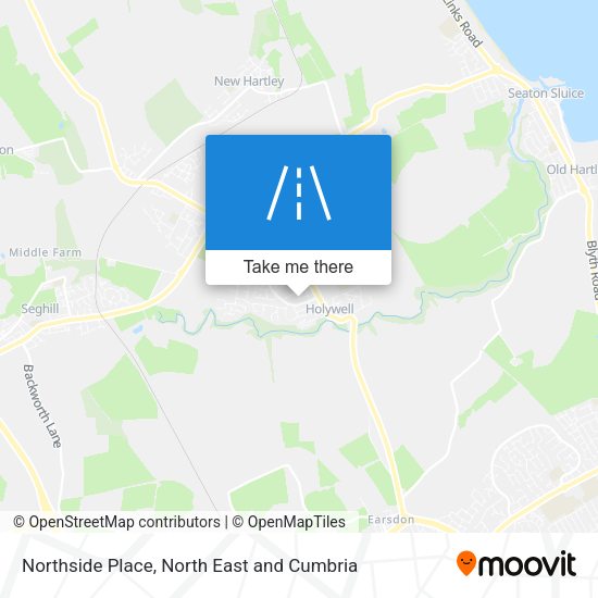 Northside Place map