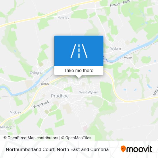 Northumberland Court map