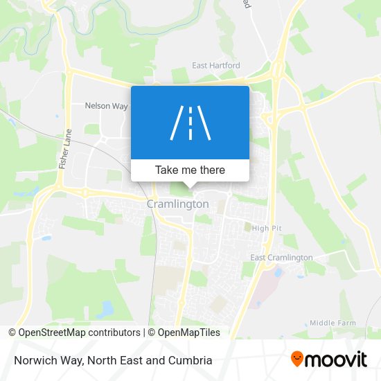 Norwich Way map