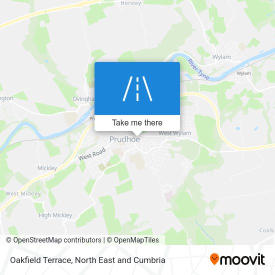 Oakfield Terrace map