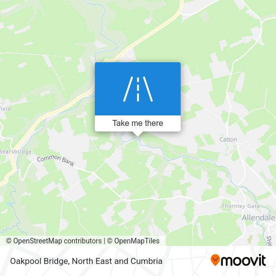 Oakpool Bridge map