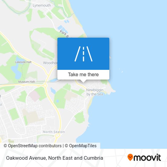 Oakwood Avenue map