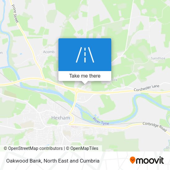 Oakwood Bank map