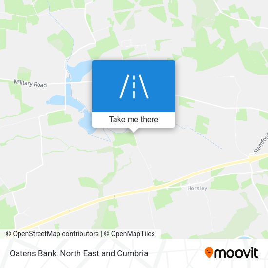 Oatens Bank map