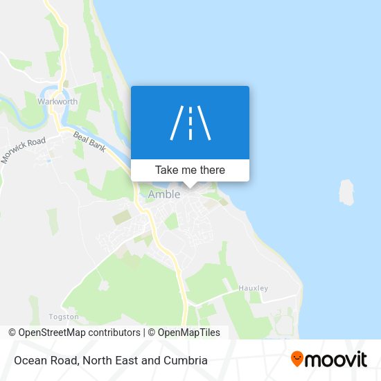 Ocean Road map