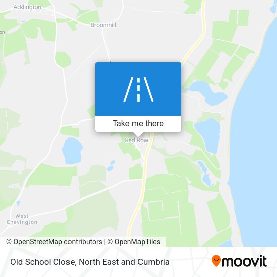 Old School Close map