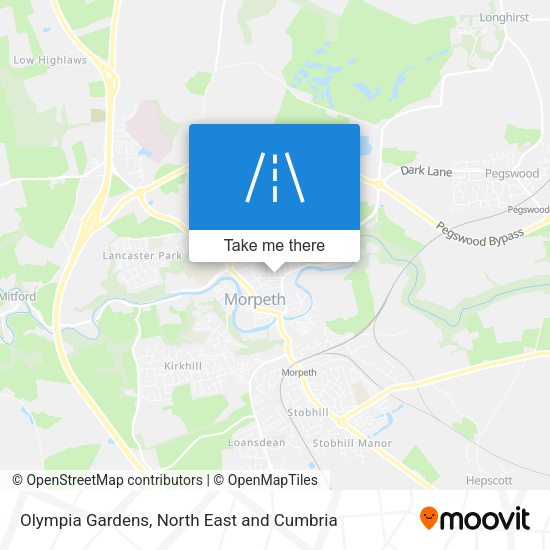 Olympia Gardens map