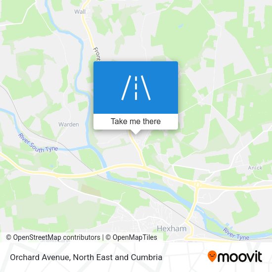 Orchard Avenue map