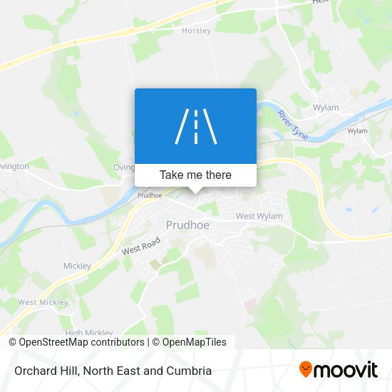 Orchard Hill map