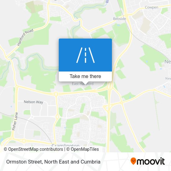 Ormston Street map