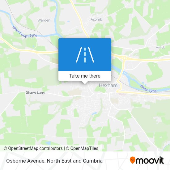 Osborne Avenue map
