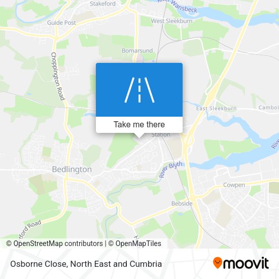 Osborne Close map