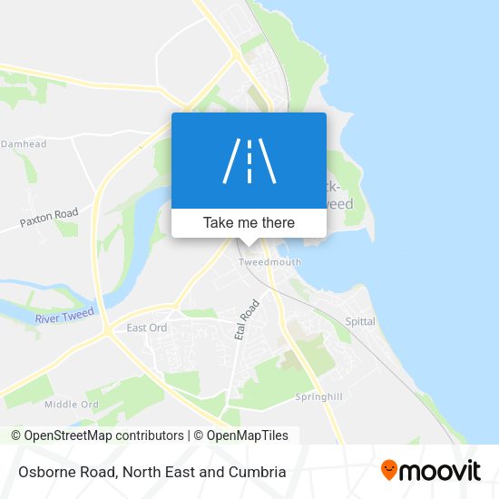 Osborne Road map