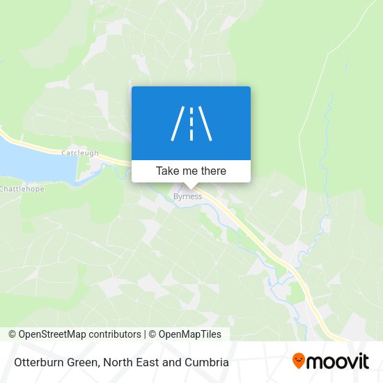 Otterburn Green map