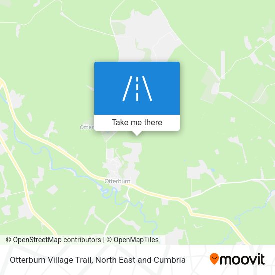 Otterburn Village Trail map