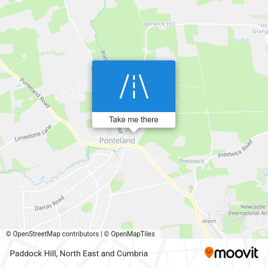 Paddock Hill map