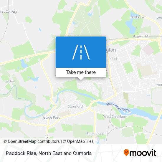 Paddock Rise map