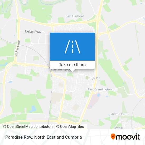 Paradise Row map