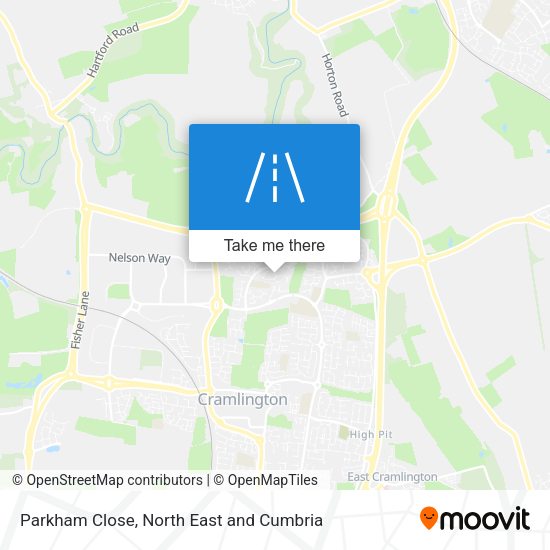Parkham Close map